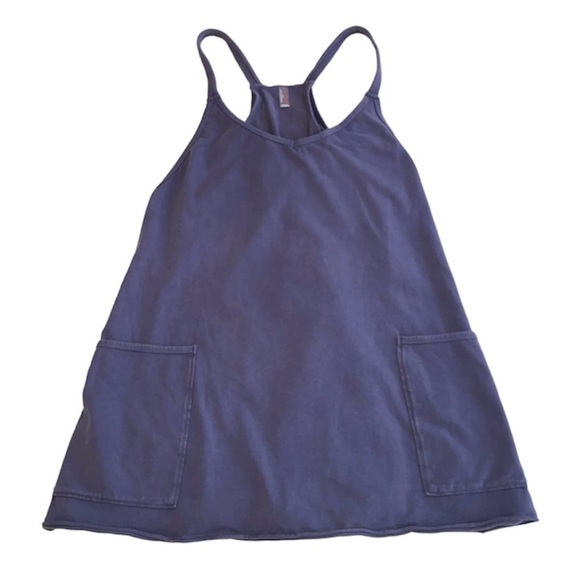 Free People FP Movement Hot Shot Mini Dress Blue Indigo NWOT Small Medium - Picture 6 of 14